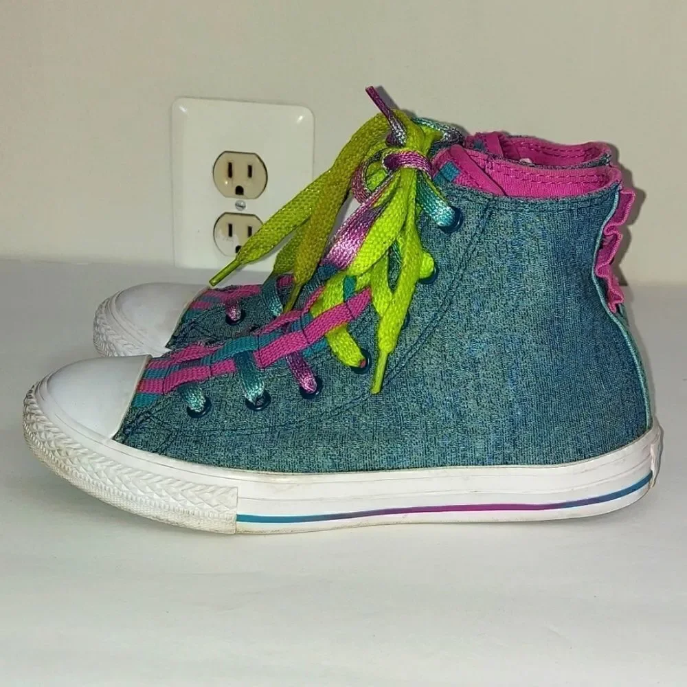 Converse Chuck Taylor All Star Loopholes Hi Sneakers Sz 4